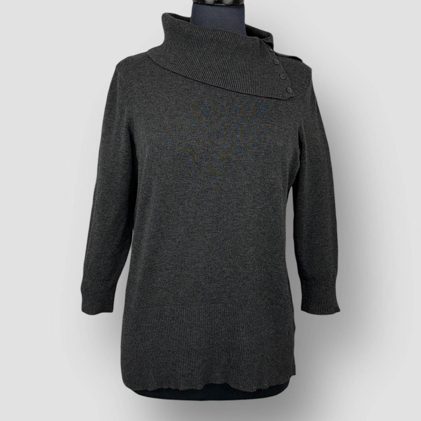Cleo Asym Cowl Sweater