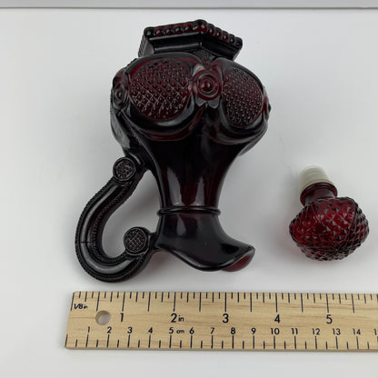 Avon 1876 Red Cruet Set with Shakers