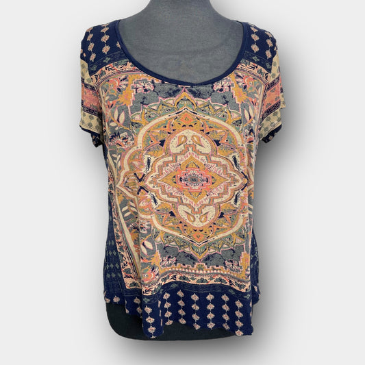 Lucky Brand boho print t-shirt