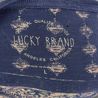 Lucky Brand boho print t-shirt