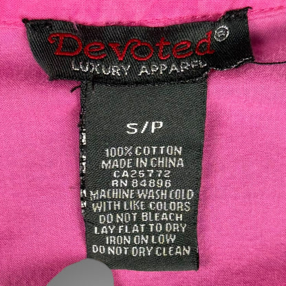Devoted pink tunic top
