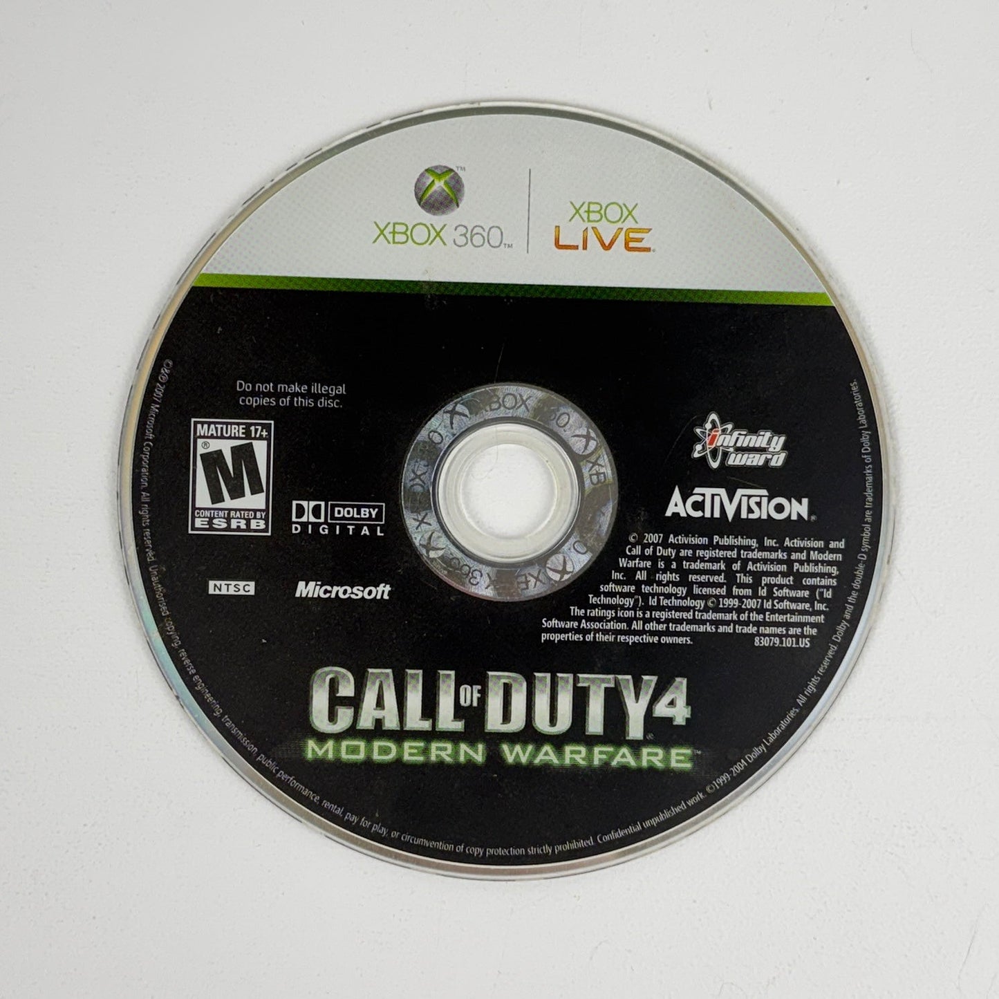 COD 4 Modern Welfare Xbox 360