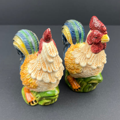 Rooster salt and pepper shakers