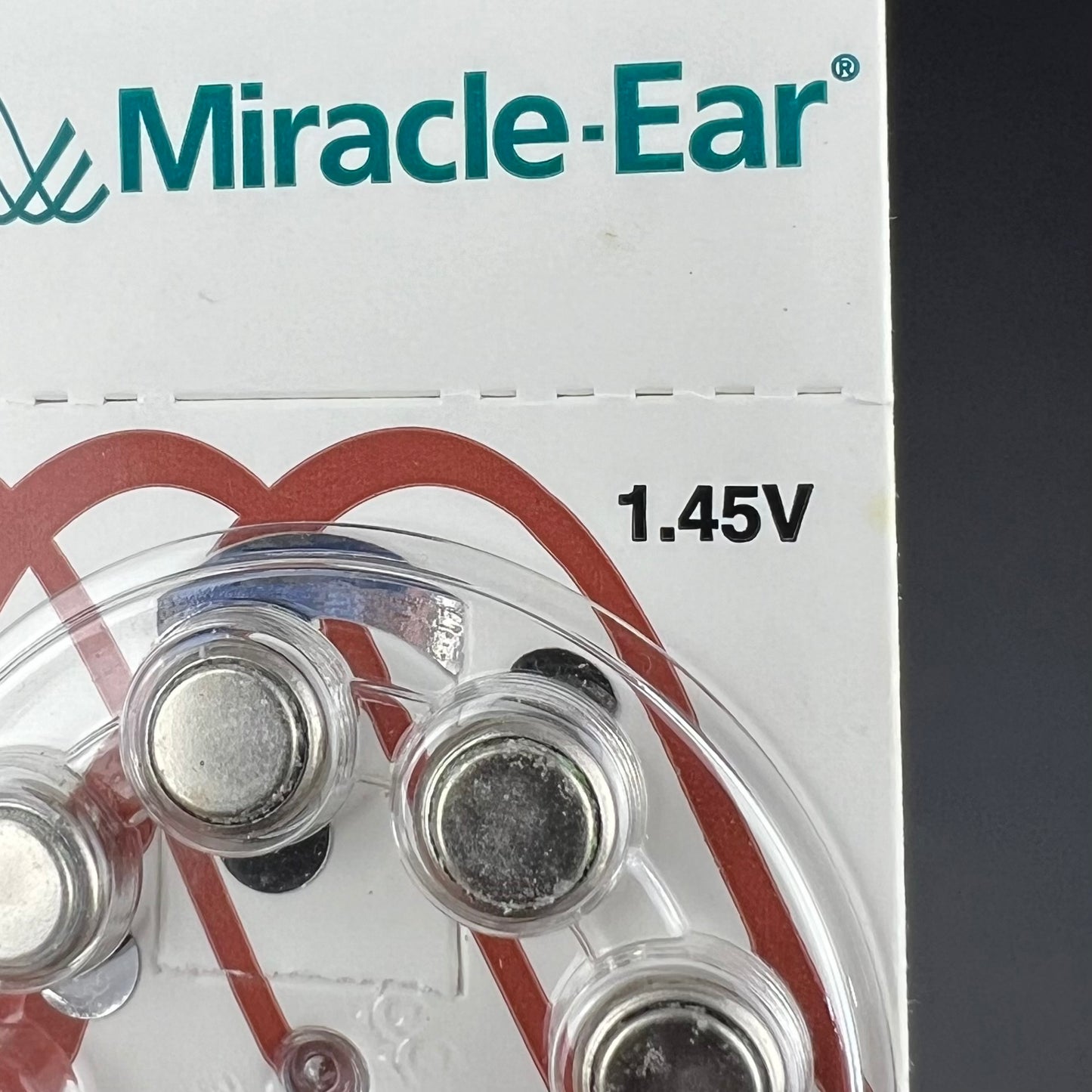 Hearing aid batteries (1.45V)