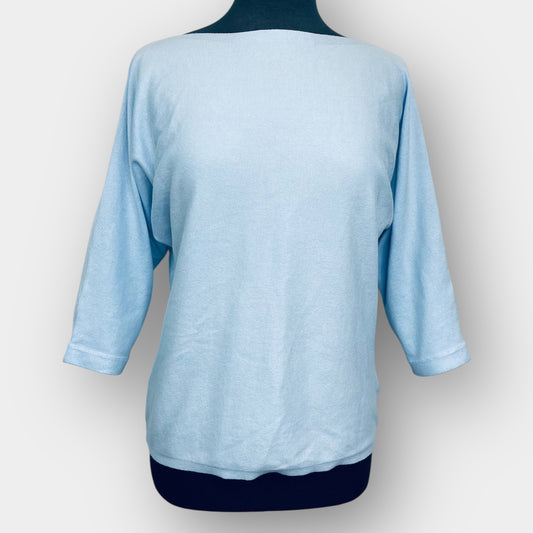 Reserved batwing sleeve top