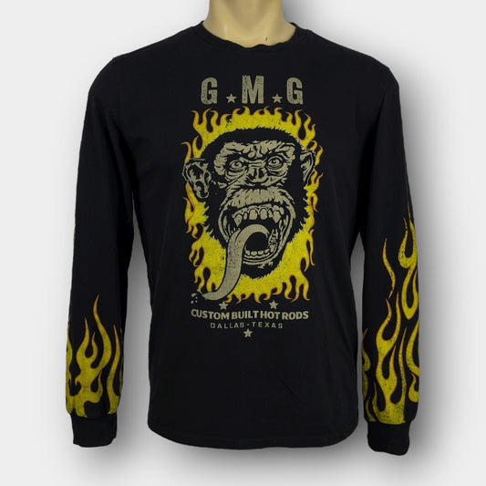 GMG flames long sleeve tee