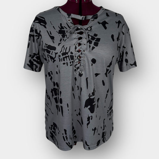Lace-Up Top