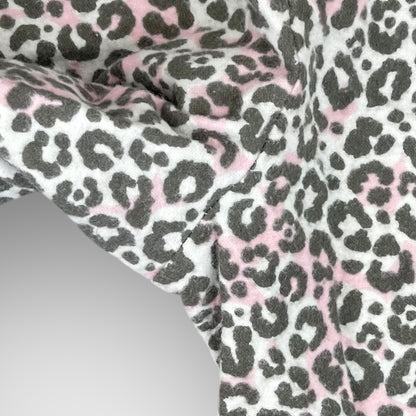 Leopard print pajama crop