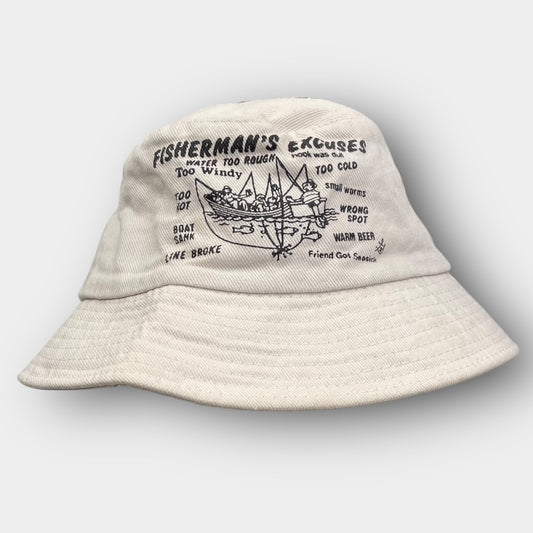 Fisherman's Excuses bucket hat (L)