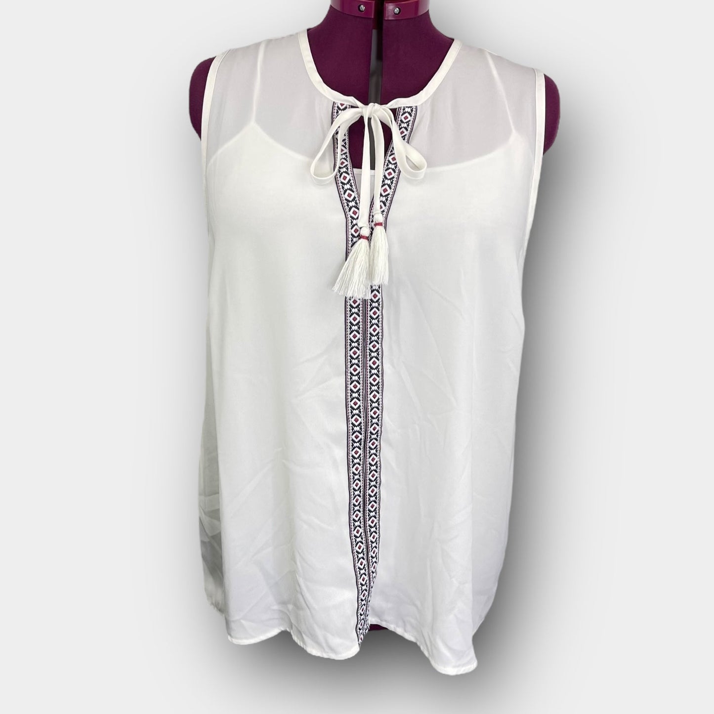 George sleeveless blouse