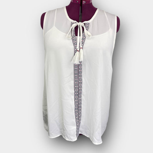 George sleeveless blouse
