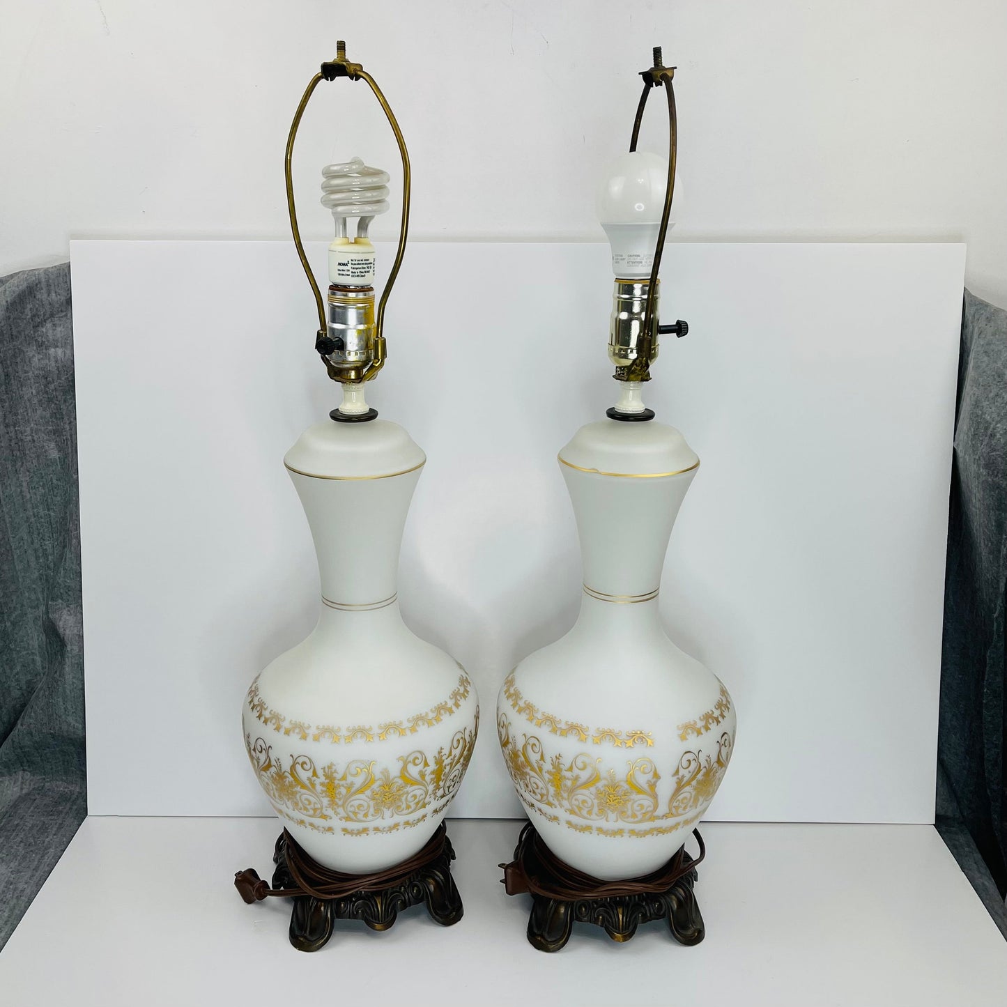 Vintage set of lamps