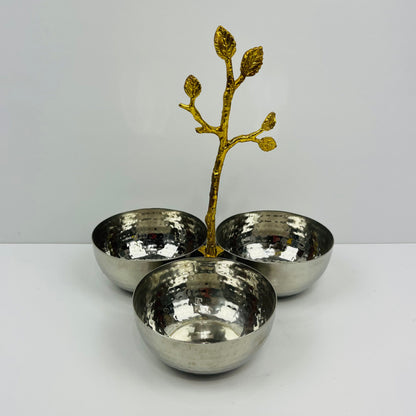 Vine handled serving bowls