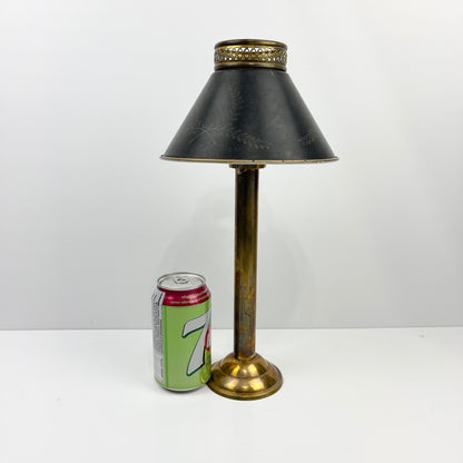 Brass tealight lamp