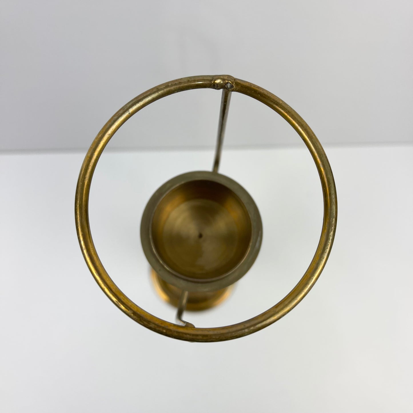 Brass tealight lamp