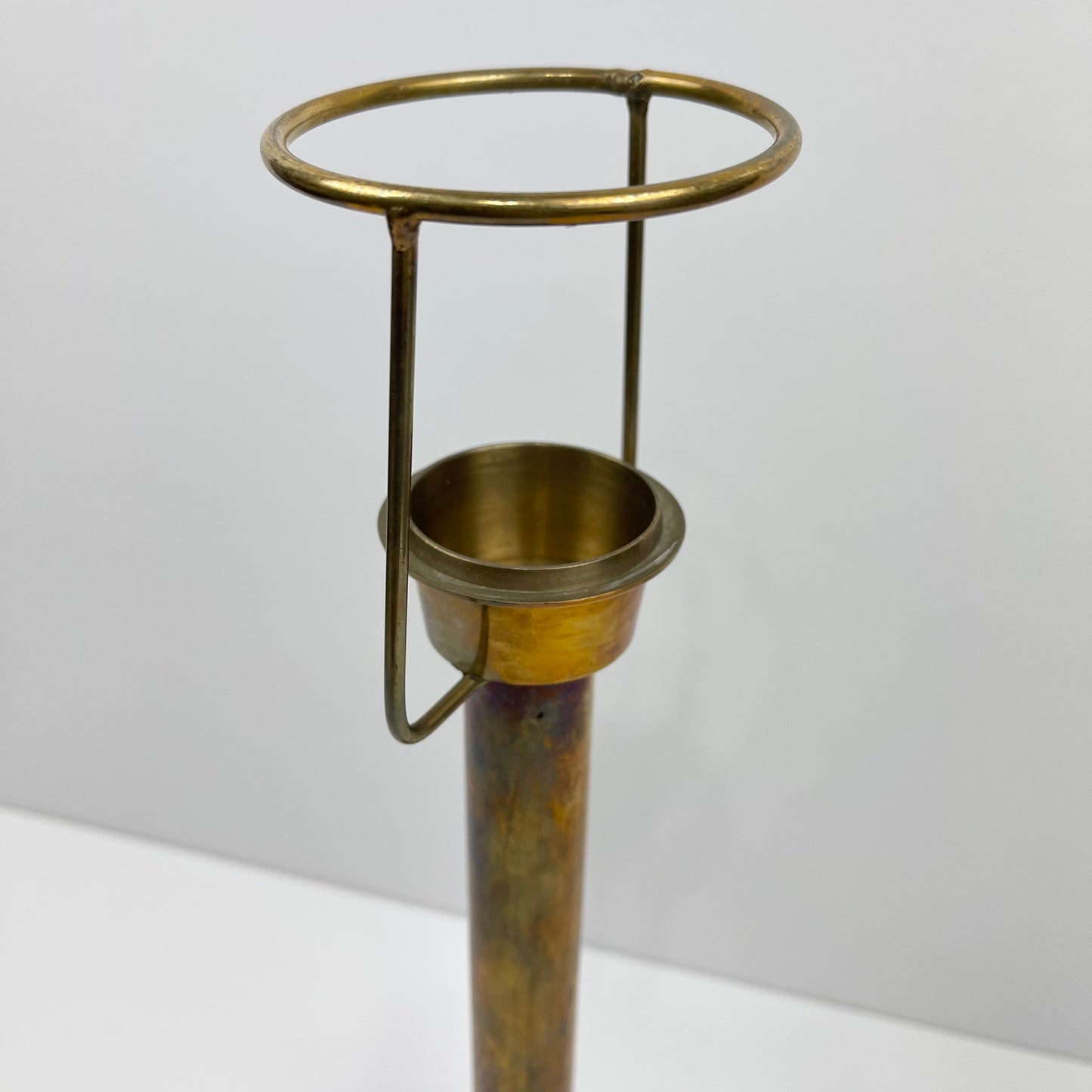 Brass tealight lamp