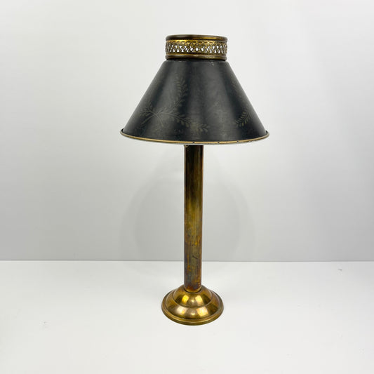 Brass tealight lamp