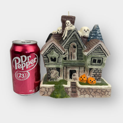 Haunted House Candle Decor