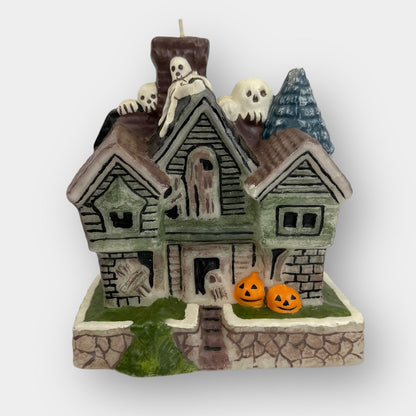 Haunted House Candle Decor