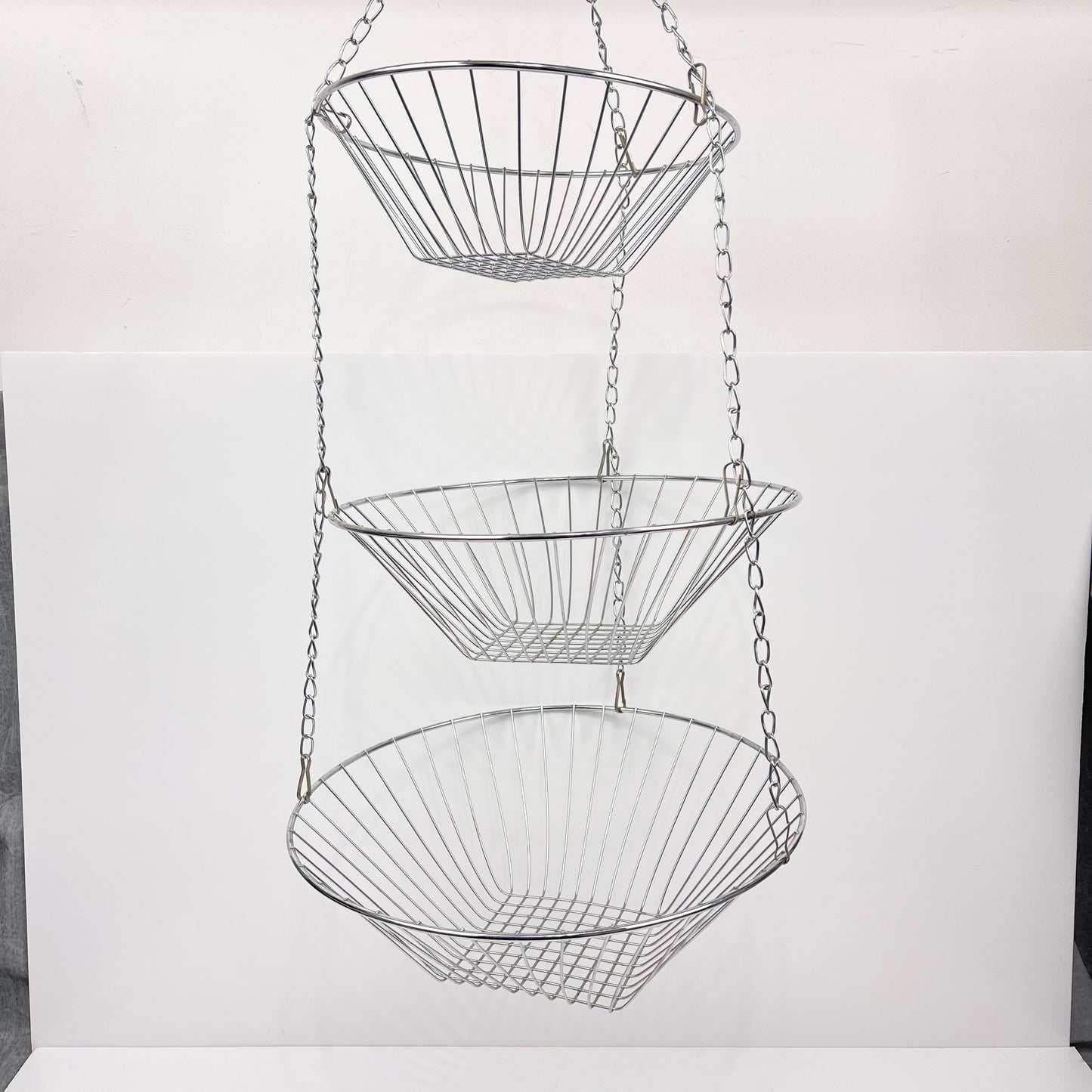 3 tiered hanging fruit basket