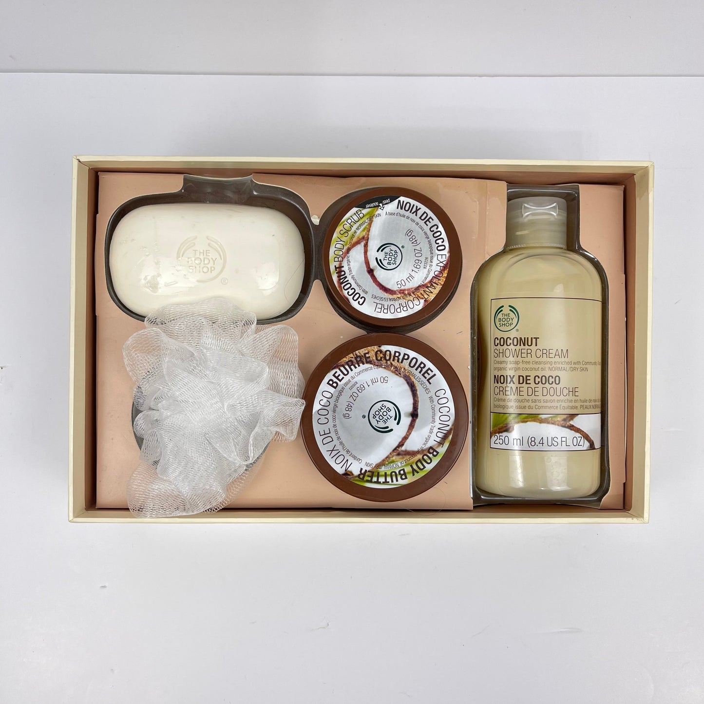 The Body Shop coconut gift set