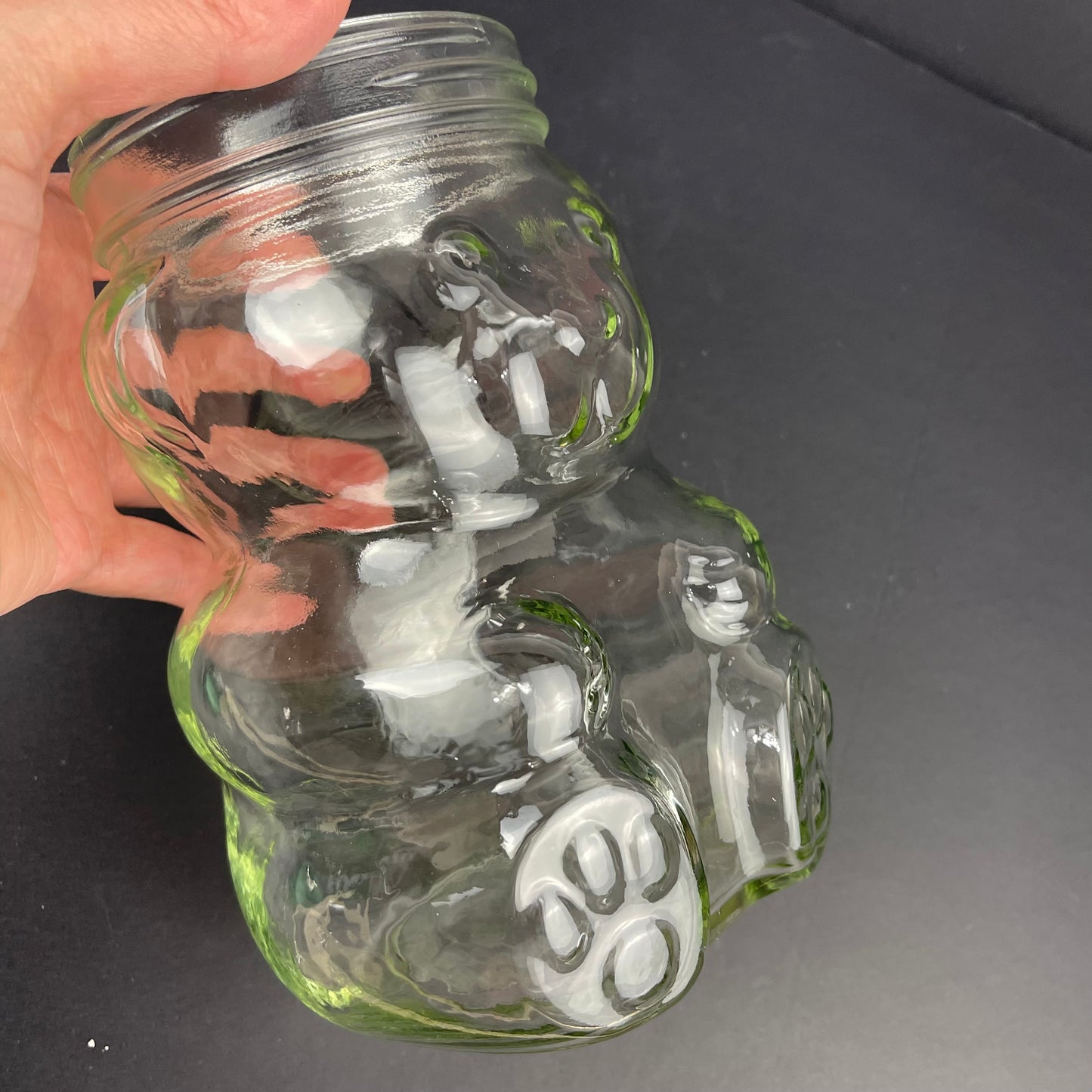 Kraft peanut butter glass jar