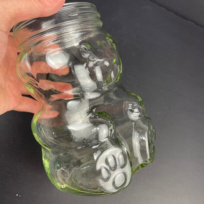 Kraft peanut butter glass jar