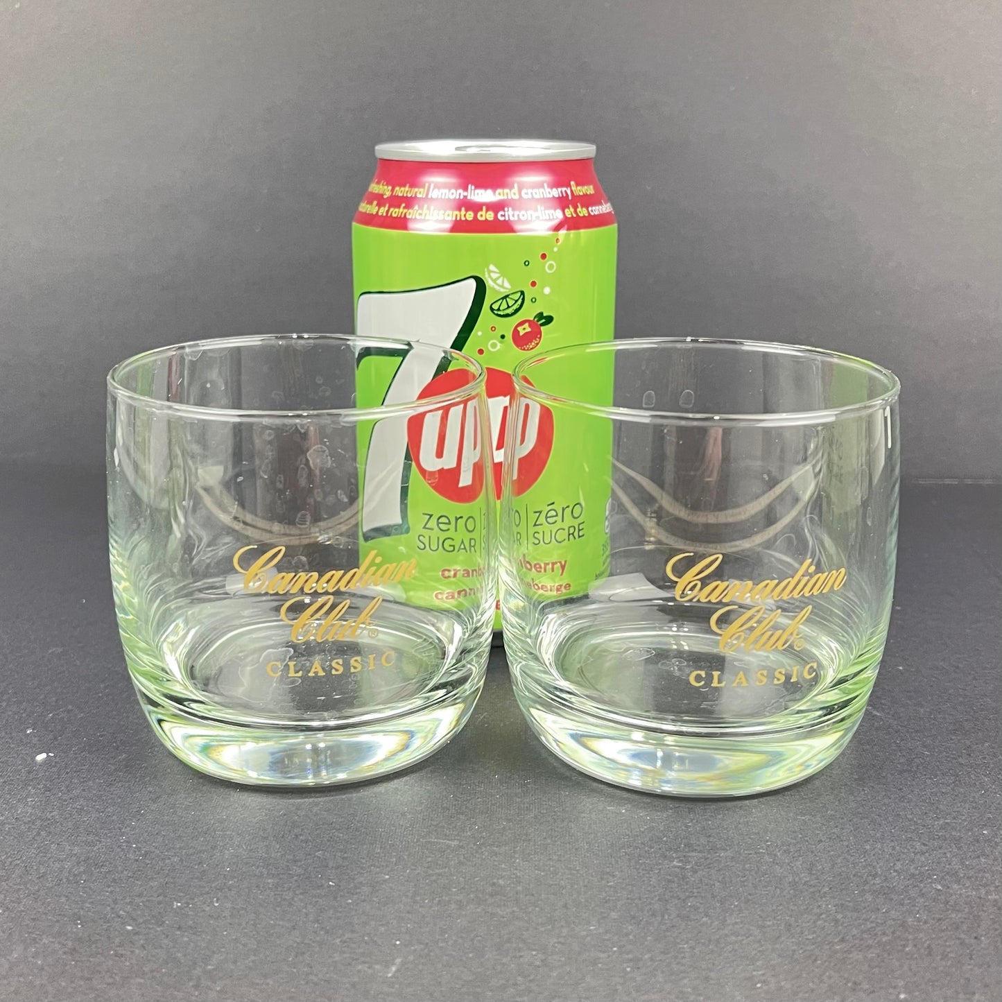 Set of Canadian Club glasses
