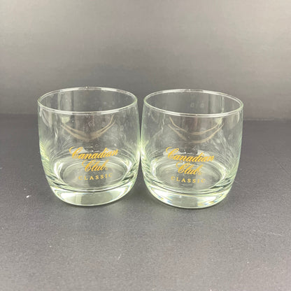 Set of Canadian Club glasses