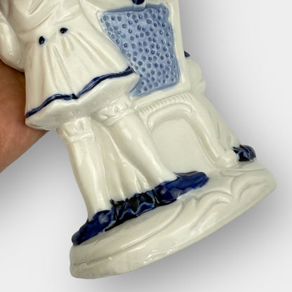 Blue White Figurine