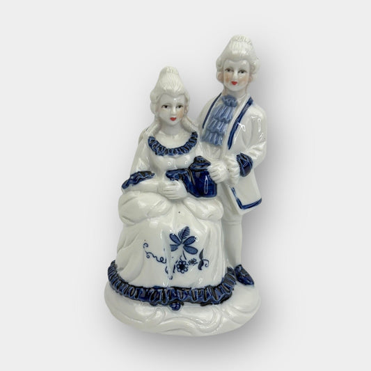 Blue White Figurine