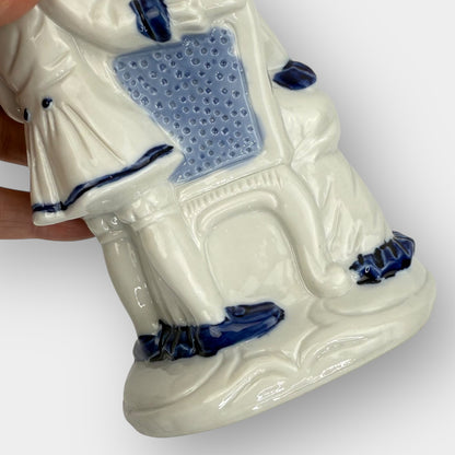 Blue White Figurine