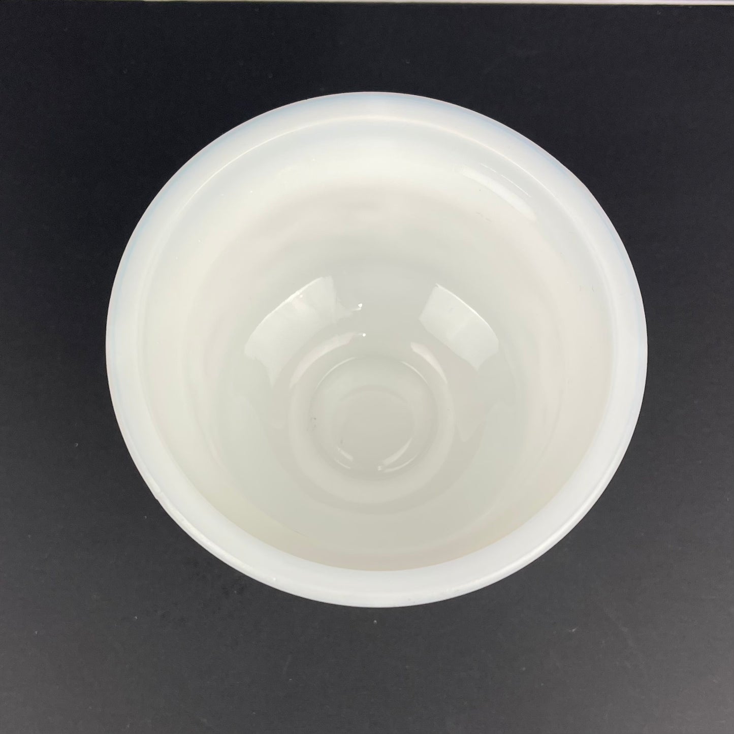 Milk glass pedestal dish