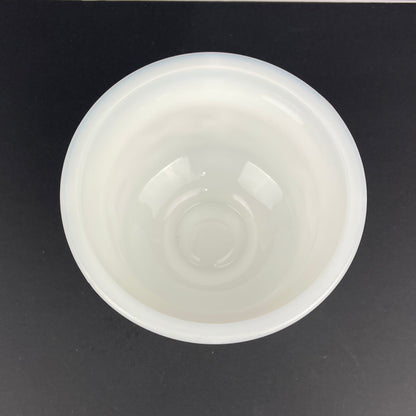 Milk glass pedestal dish