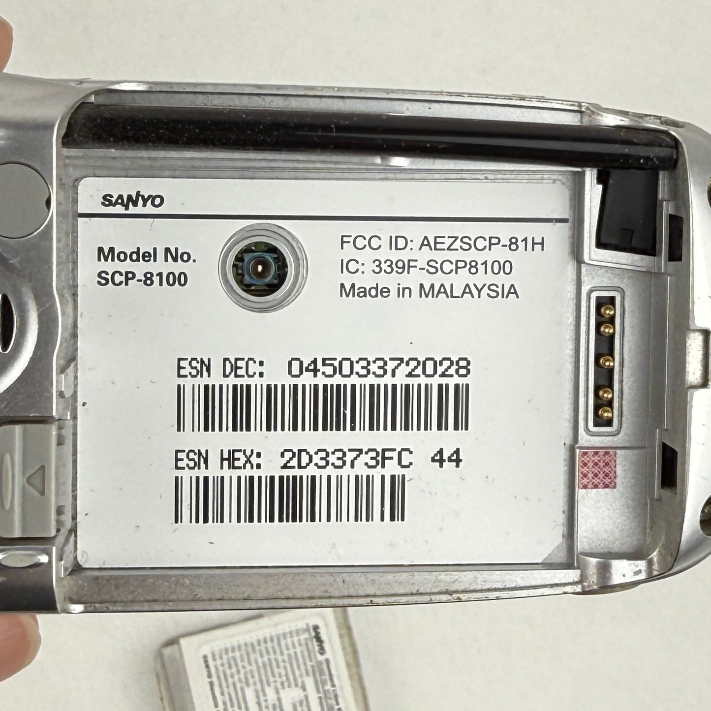 Sanyo Flip Camera Phone