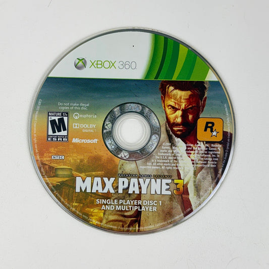 Max Payne 3 Xbox 360
