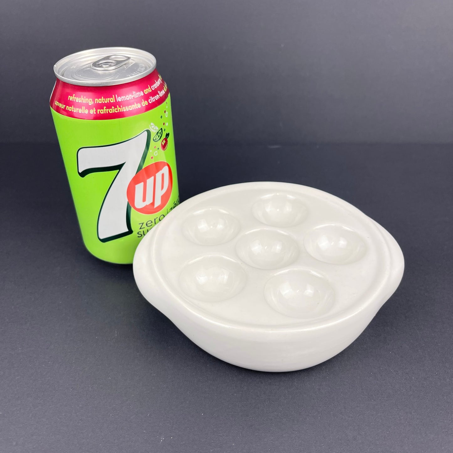 Ceramic escargot plate