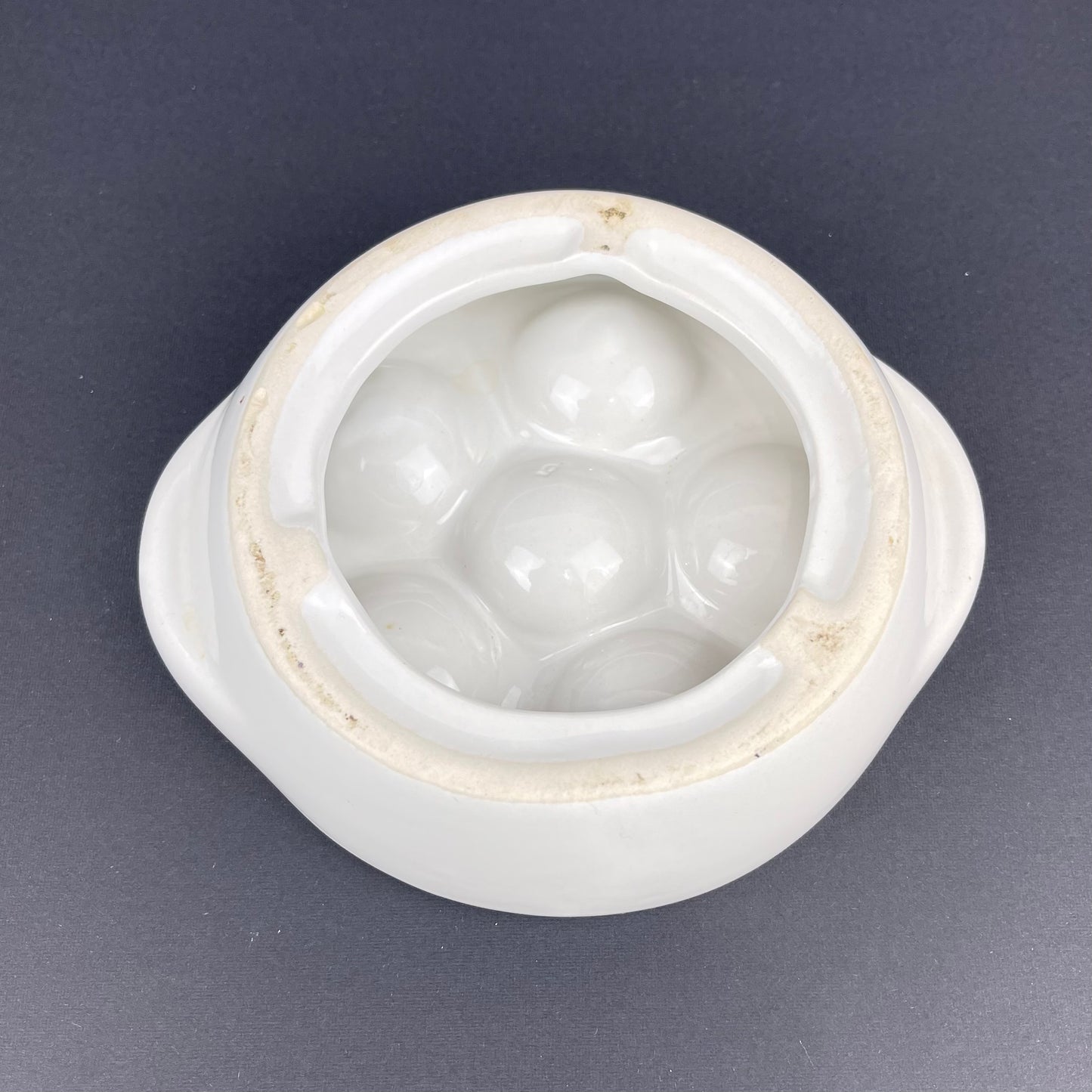 Ceramic escargot plate