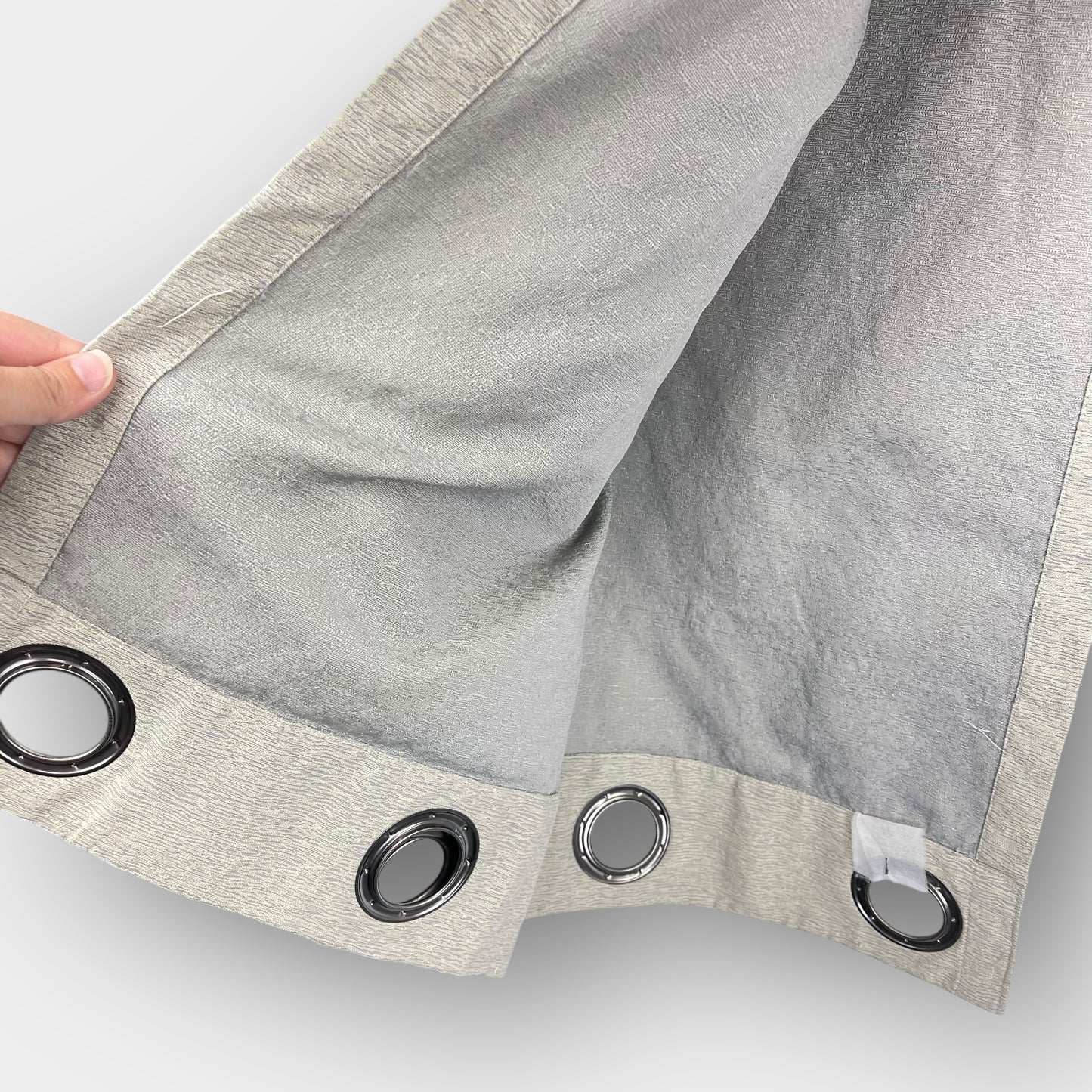 Grommet top curtain panels (x2)