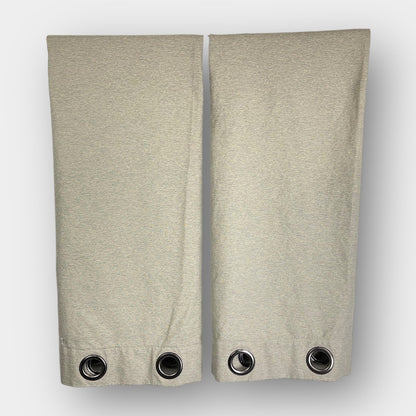 Grommet top curtain panels (x2)