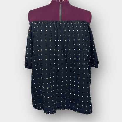 Peasant-style blouse