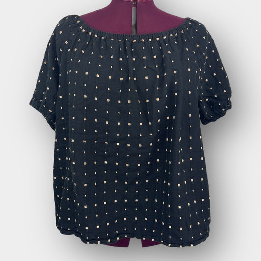 Peasant-style blouse