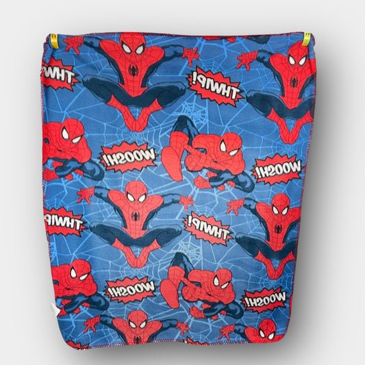 Spiderman fleece throw
