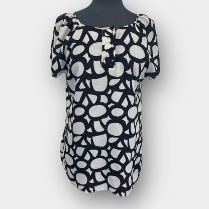 Abstract print blouse