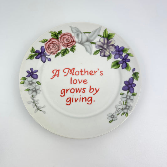 Mother's Love plate