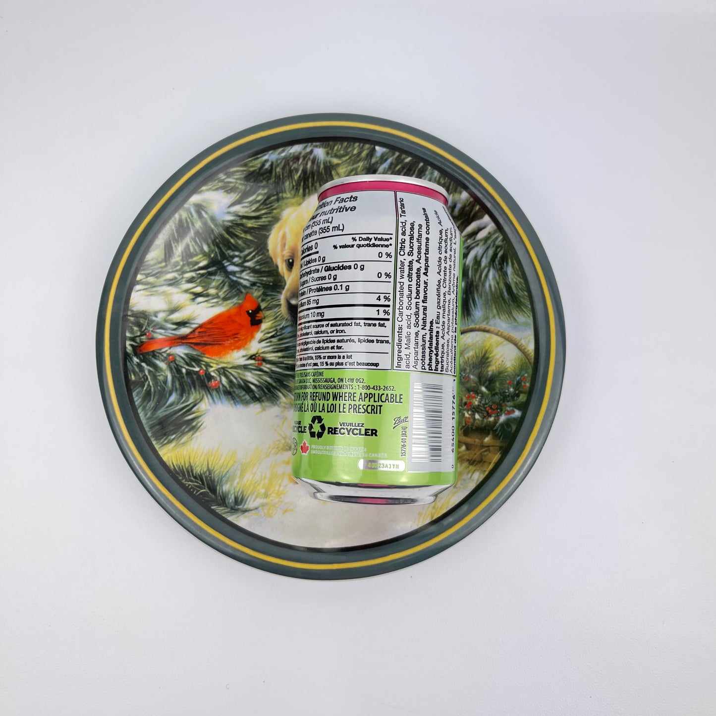Puppy decorative plate