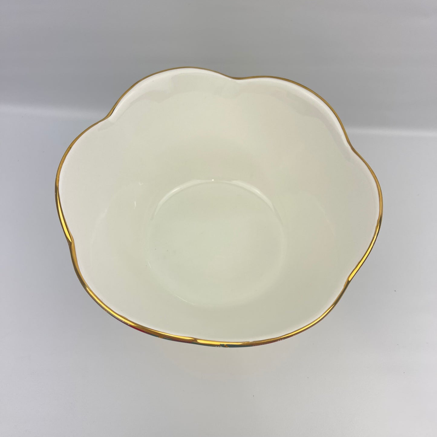 Teleflora plaid pedestal dish