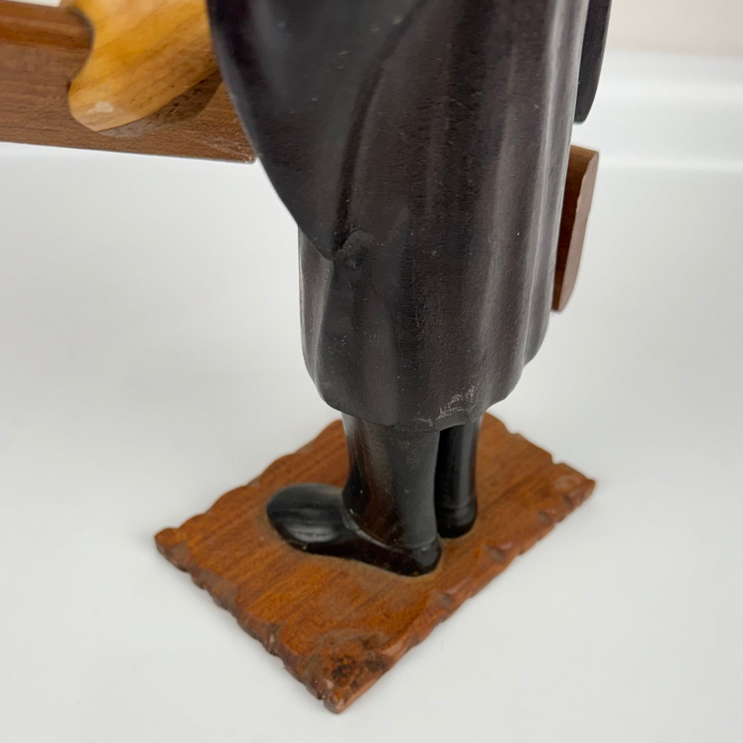 Vintage Hand Carved Wood Judge