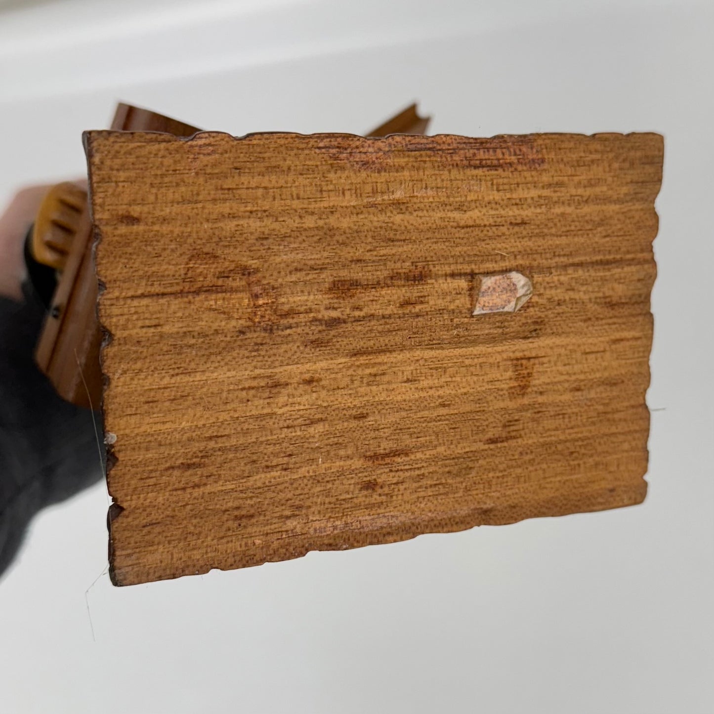 Vintage Hand Carved Wood Judge