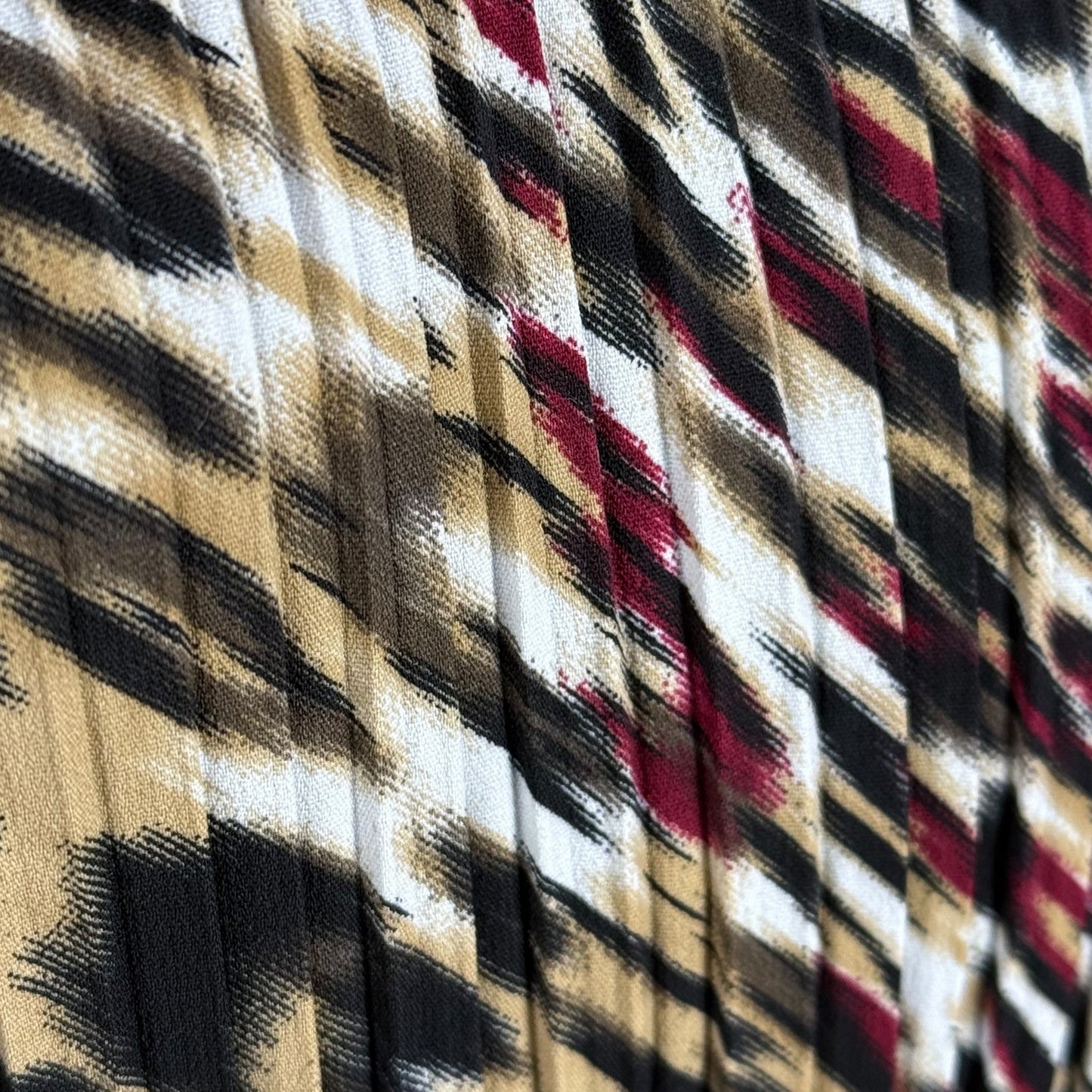 George leopard pleated blouse